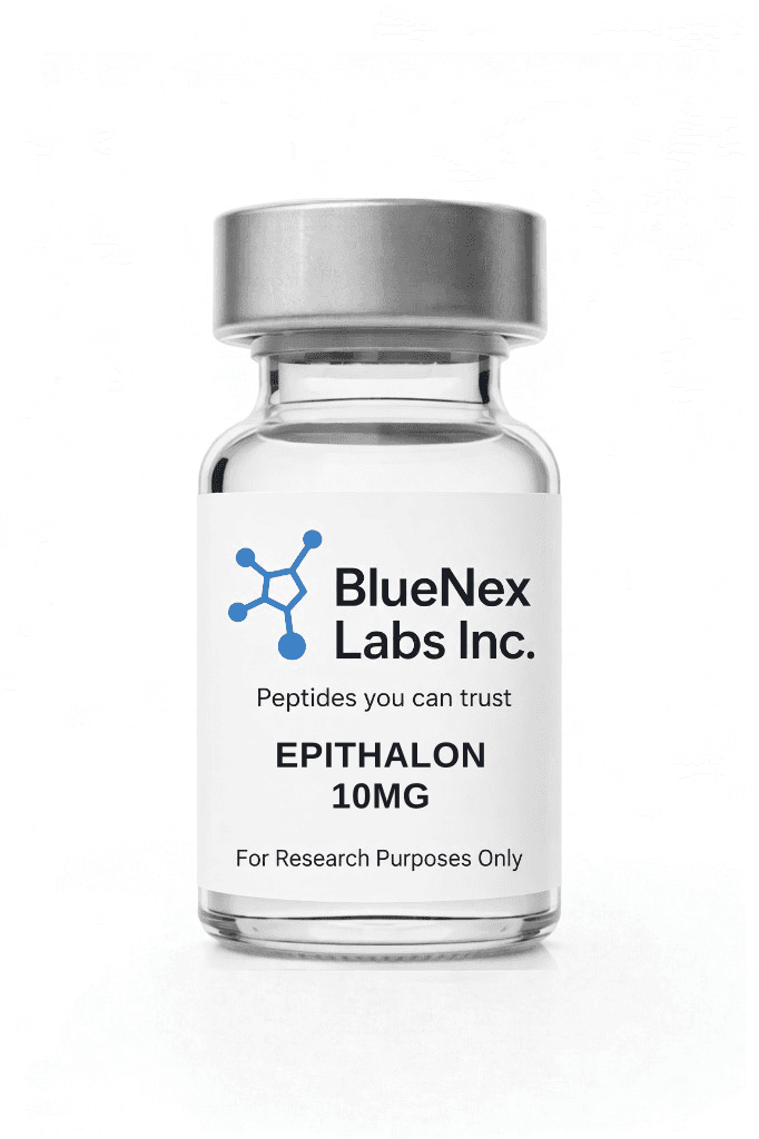 Epithalon research peptide vial label for laboratory peptide research