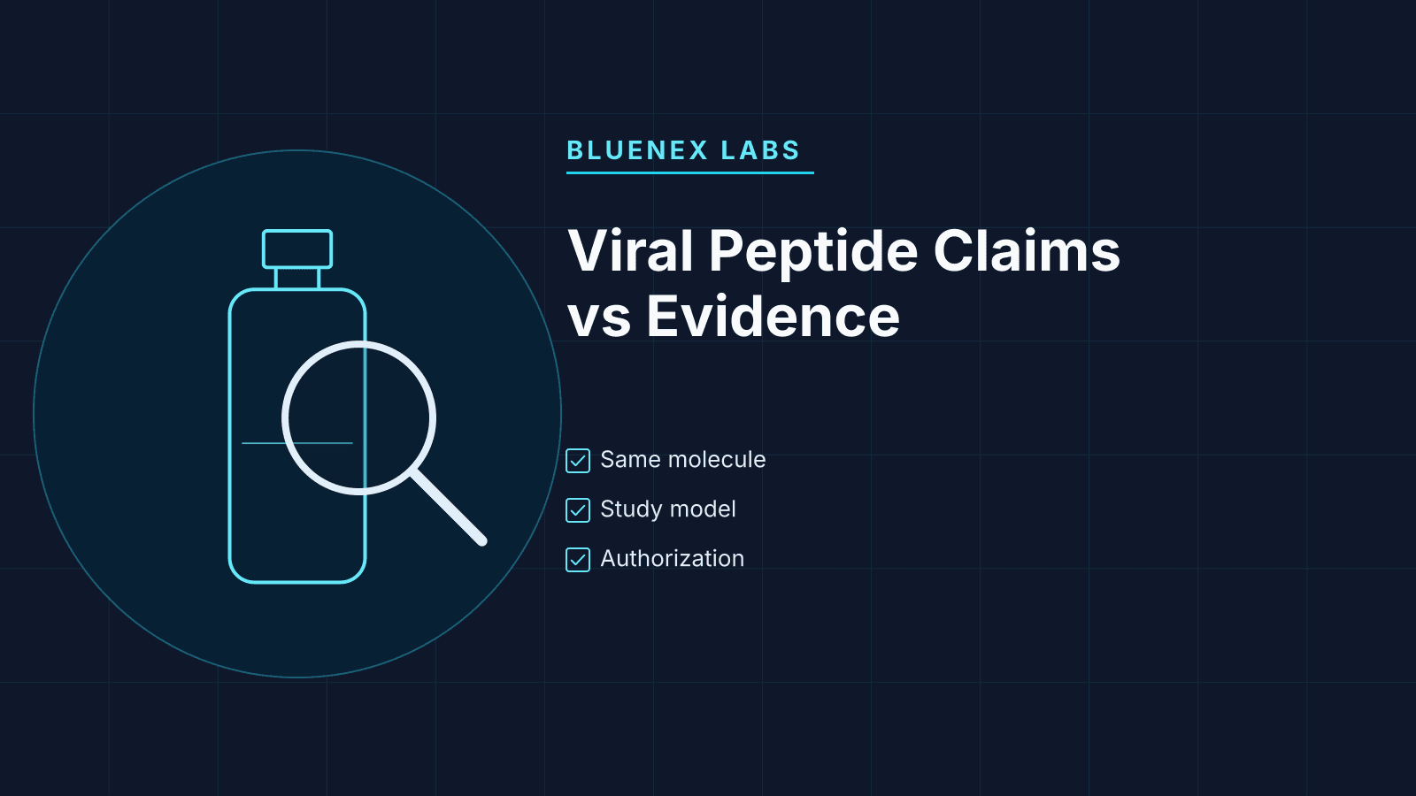 Fact-checking viral peptide claims against scientific evidence: BlueNexLabs research guide