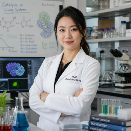 Alice Kay, Ph.D., founder of BlueNexLabs, in the laboratory